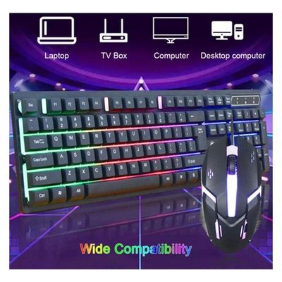 Kit Gamer Completo Com Teclado E Mouse Rgb Led - O Upgrade Que Seu Setup Precisa