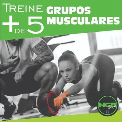 Roda Abdominal Para Treinamento Grupo Musculares