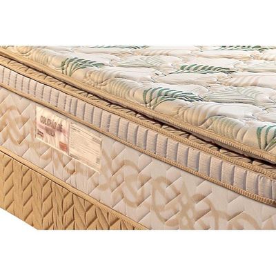 Conjunto Box Queen: Colchão Molas Paropas Ensacadas Eco Bamboo + Base CRC Courano Clean (158x198)