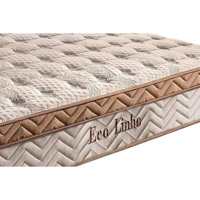 Conjunto Box King: Colchão Molas Paropas Ensacadas Eco Linho + Base CRC Courano White (193x203)