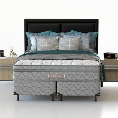 Conjunto Box Queen Mola Ensacada Probel Collin (158x198x56cm)