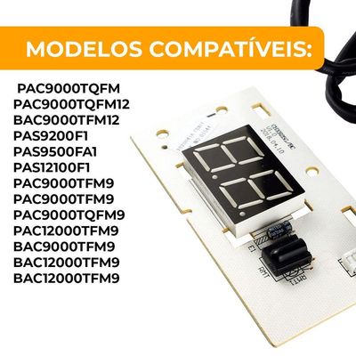 Placa Display Ar-condicionado Philco 9.000 E 12.000 Original único