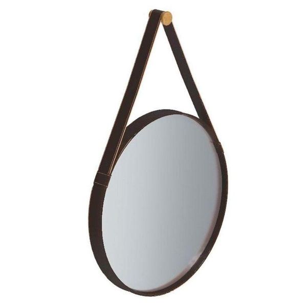 Espelho Decorativo Para Sala De Estar Aqua 60cm Preto - Imcal