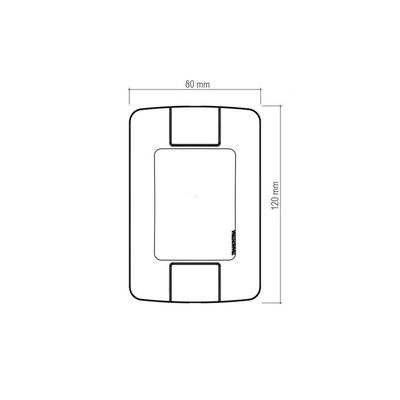 Kit 8 Conjunto 4x2 2 Tomadas 2p+t Tramontina Aria 10a 250v Branco