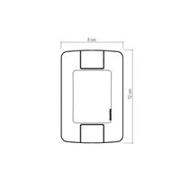 Kit 8 Conjunto 4x2 2 Tomadas 2p+t Tramontina Aria 10a 250v Branco