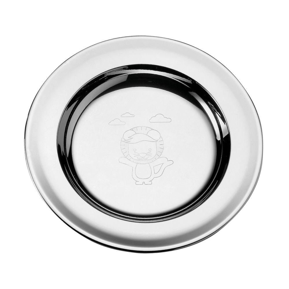 Prato Infantil Tramontina Baby Friends Em Aço Inox 23 Cm