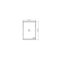 Placa Com 1 Furo 9,5 Mm 4x2 Tramontina Liz Branca