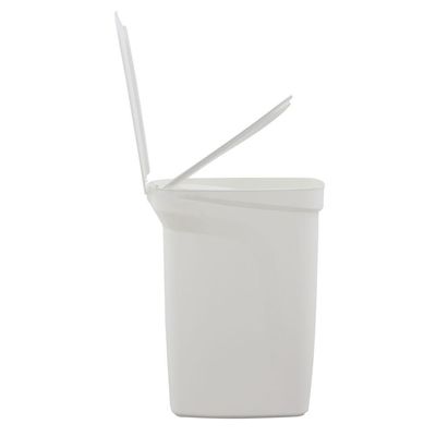 Lixeira Tramontina Compact 10l Branco Com Haste Em Aço