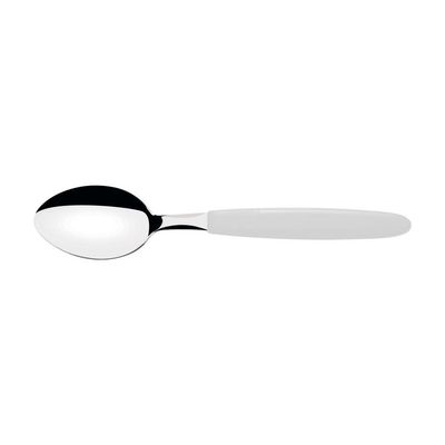 Kit 6 Colher Mesa Tramontina Ipanema Inox Branco