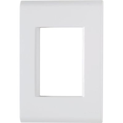 Kit 2 Placa 3 Postos Juntos 4x2 Tramontina Liz Branca