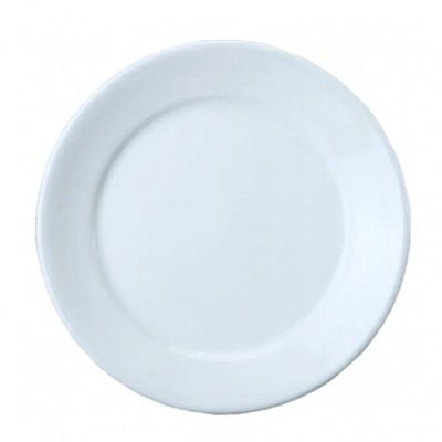Conjunto 6 Pratos Rasos Porcelana 24,5cm Bar Hotel Germer