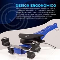 Kit Curvador De Tubos 1-4 A 7-8 Com Cortador E Escareador Hiatsu Ct-999