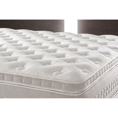 Cama Box King: Colchão Molas Ensacadas Anjos Impressione + Base CRC Courano White(193x203)