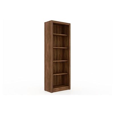 Estante Livreiro Solteiro ME4104 c/ 4 Prateleiras Nogal - Tecno Mobili