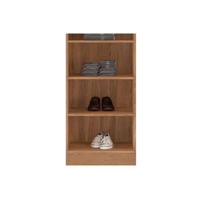Módulo de Quarto Casal Guarda Roupa 71230K Irlanda c/ 1 Porta c/ Espelho Amêndola Touch - Demóbile