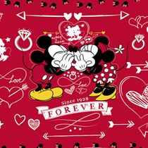 Fronha Portallar Malha Disney Estampa Localizada Jadore Red 48cmx68cm Vermelho