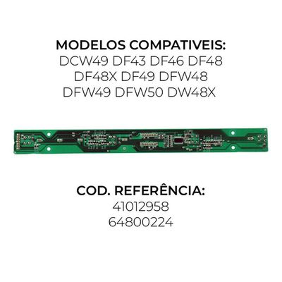 Placa Painel Geladeira Electrolux Duplex Df46 Df48 64800224 único