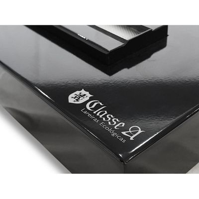 Lareira Ecológica a Álcool Classe A Black Portátil 40cm
