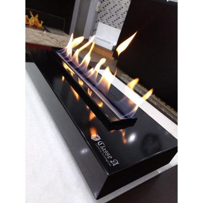 Lareira Ecológica a Álcool Classe A Black Portátil 40cm