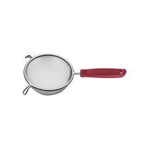 Peneira Tramontina Utilita Em Aço Inox Com Cabo De Polipropileno Vermelho 14 Cm