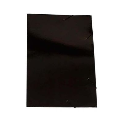 Pasta de Papelão plastificado com Elástico Preto Polycart