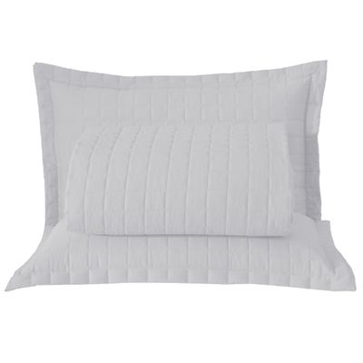 Kit Cobre Leito Colcha Monaco Casal Dupla Face 3 Peças - Branco
