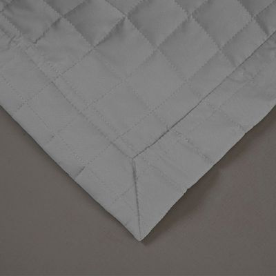 Kit Cobre Leito Colcha Monaco King Dupla Face 3 Peças - Cinza