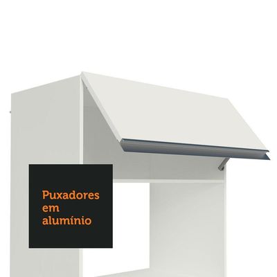 Armário Cozinha Completo Canto 100% MDF 447cm Branco