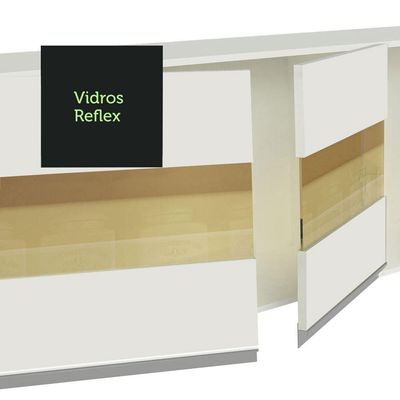 Armário Cozinha Completo Canto 100% MDF 447cm Branco