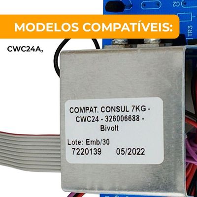 Placa Potencia + Interface Consul 7kg 326006688 - Alado