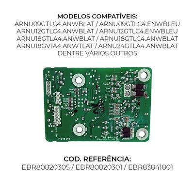 Placa Evaporadora Arnu09gt Arnu48gbga4 Lg Ebr80820305 único