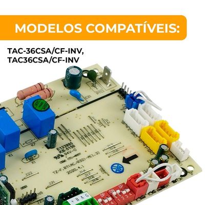 Placa Evaporadora Ar-condicionado Inverter Tac-36csa/cf-inv Tac36csa/cf-inv 36.000 Btus Tcl único