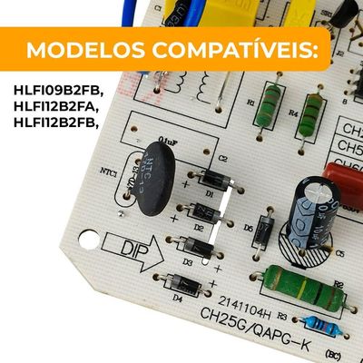 Placa Evaporadora 12.000 Btus Ecologic Fria Hlfi12b2fa Hlfi12b2fb Elgin