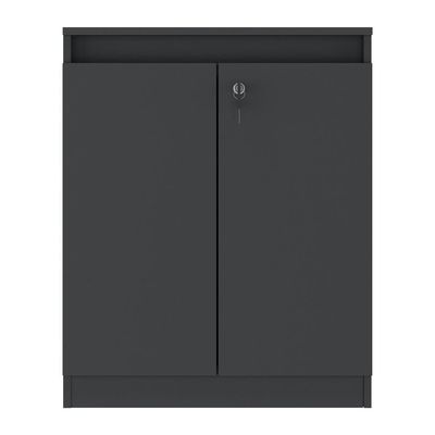 Aparador Buffet 60cm 2 Portas Com Chave Multimóveis CR50099 Preto