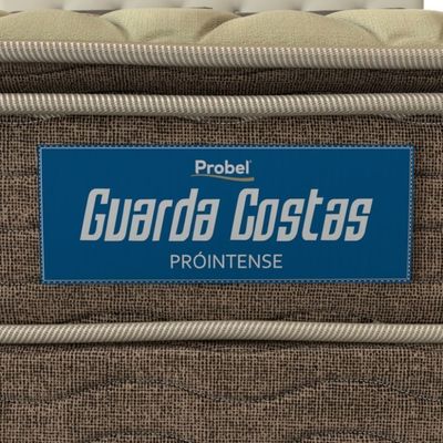 Colchão Solteiro Espuma D33 PróIntense Probel 28cm Bege/Marrom (88x188x28cm)
