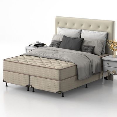 Colchão Queen Espuma D33 Prohotel Probel 17cm Bege/Bege (158x198x17cm)