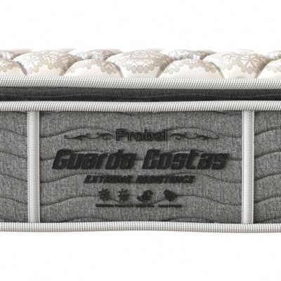 Colchão Solteiro Espuma AD Resistence Probel 28cm Branco/Cinza (88x188x28cm)