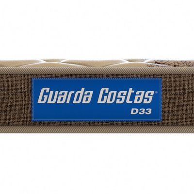 Colchão Queen Espuma D33 Guarda Costas Probel 14cm Bege/Marrom (158x198x14cm)