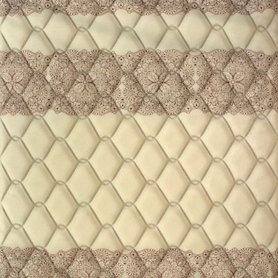 Colchão Queen Espuma D33 Guarda Costas Probel 14cm Bege/Marrom (158x198x14cm)