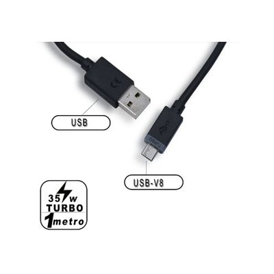 Kit 6 Cabos USB V8 Alta Velocidade Segurança Carregamento