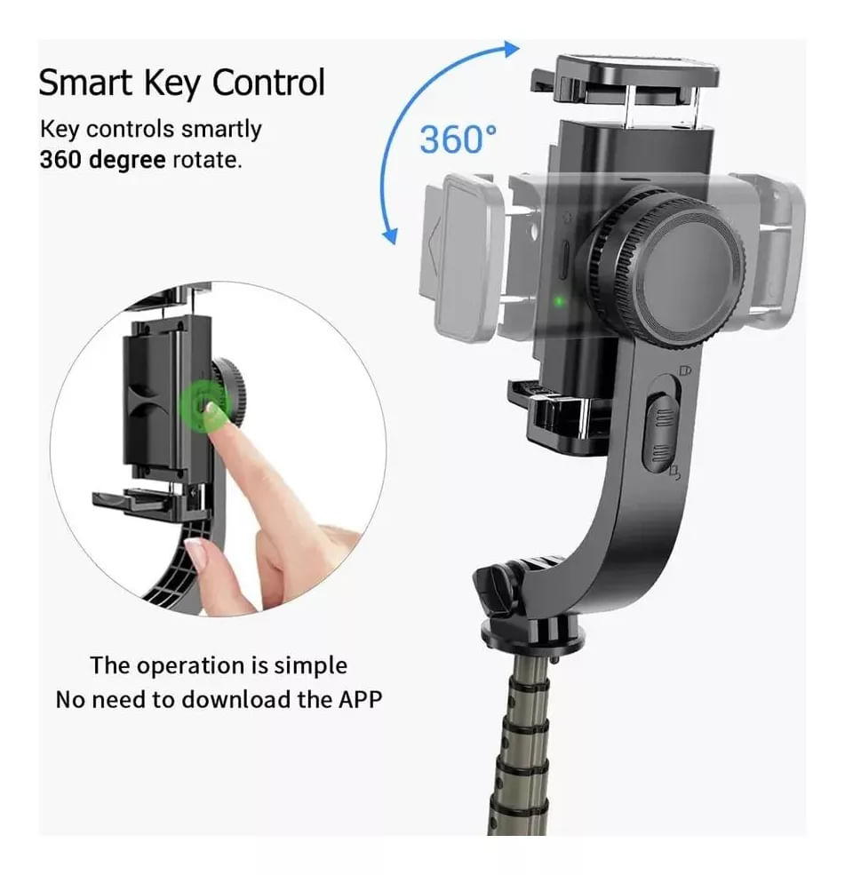 Gimbal Estabilizador Automatico Para Celular e Tripe 2 em 1