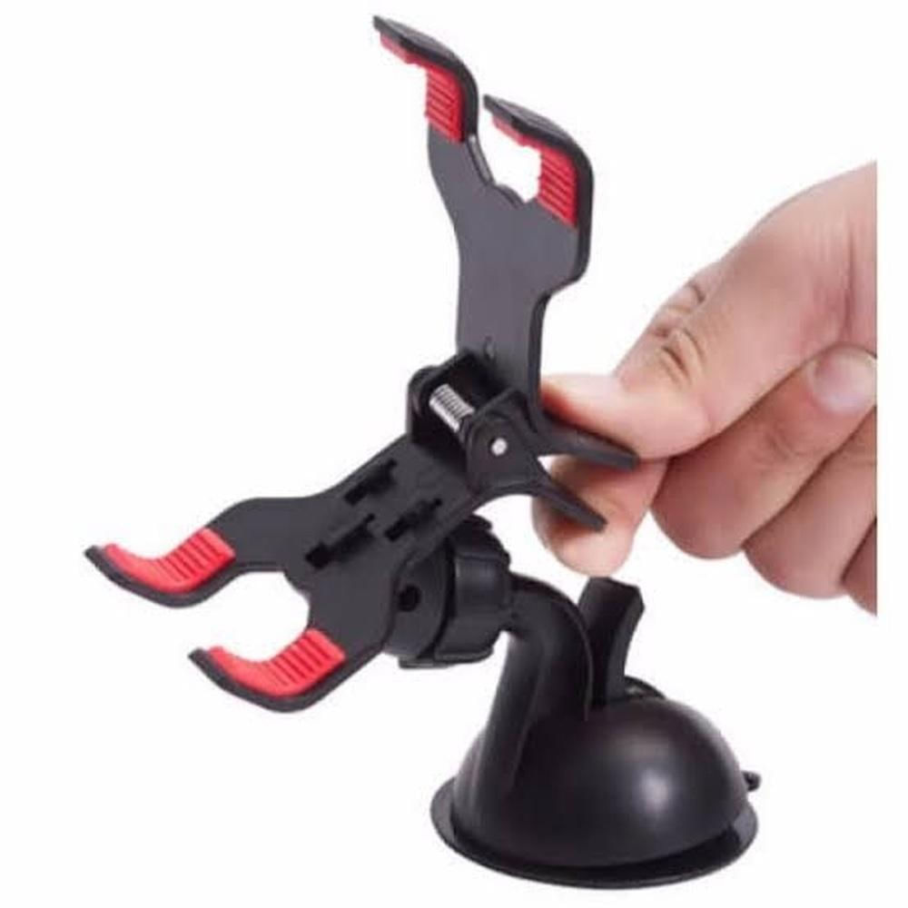 Suporte Veicular Universal para Celulares e GPS com Ventosa FF004 Preto