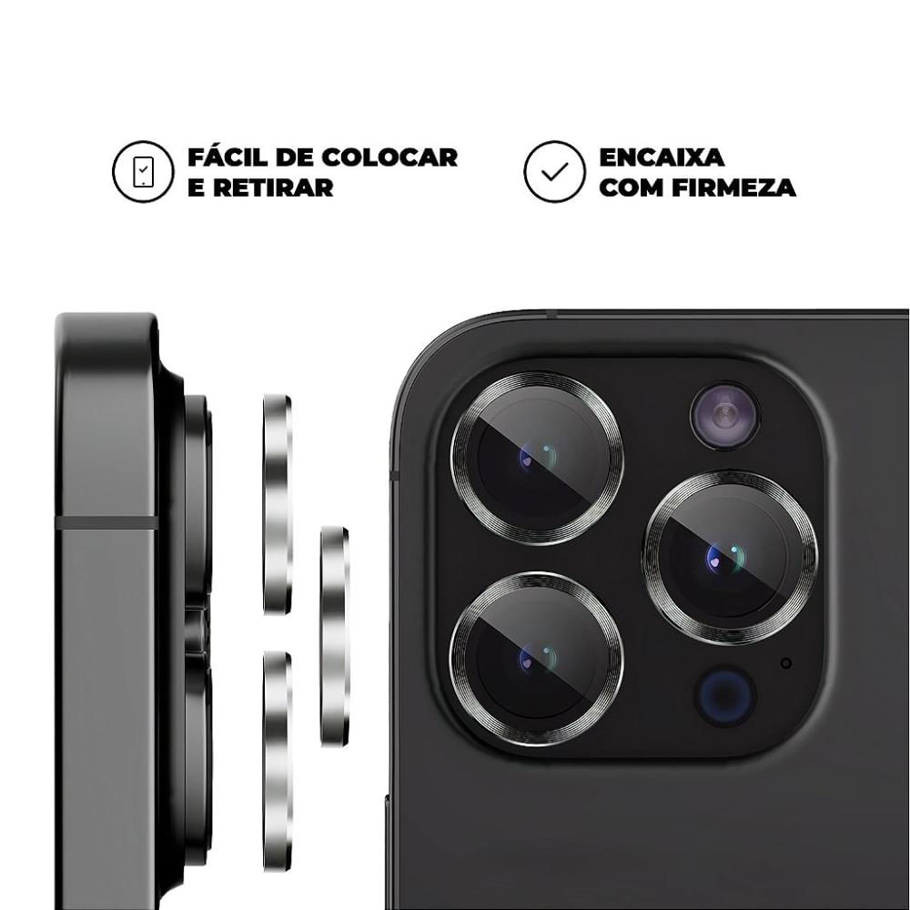 Protetor de Lente para iPhone 14 Pro-One Armor-Prata-Gshield