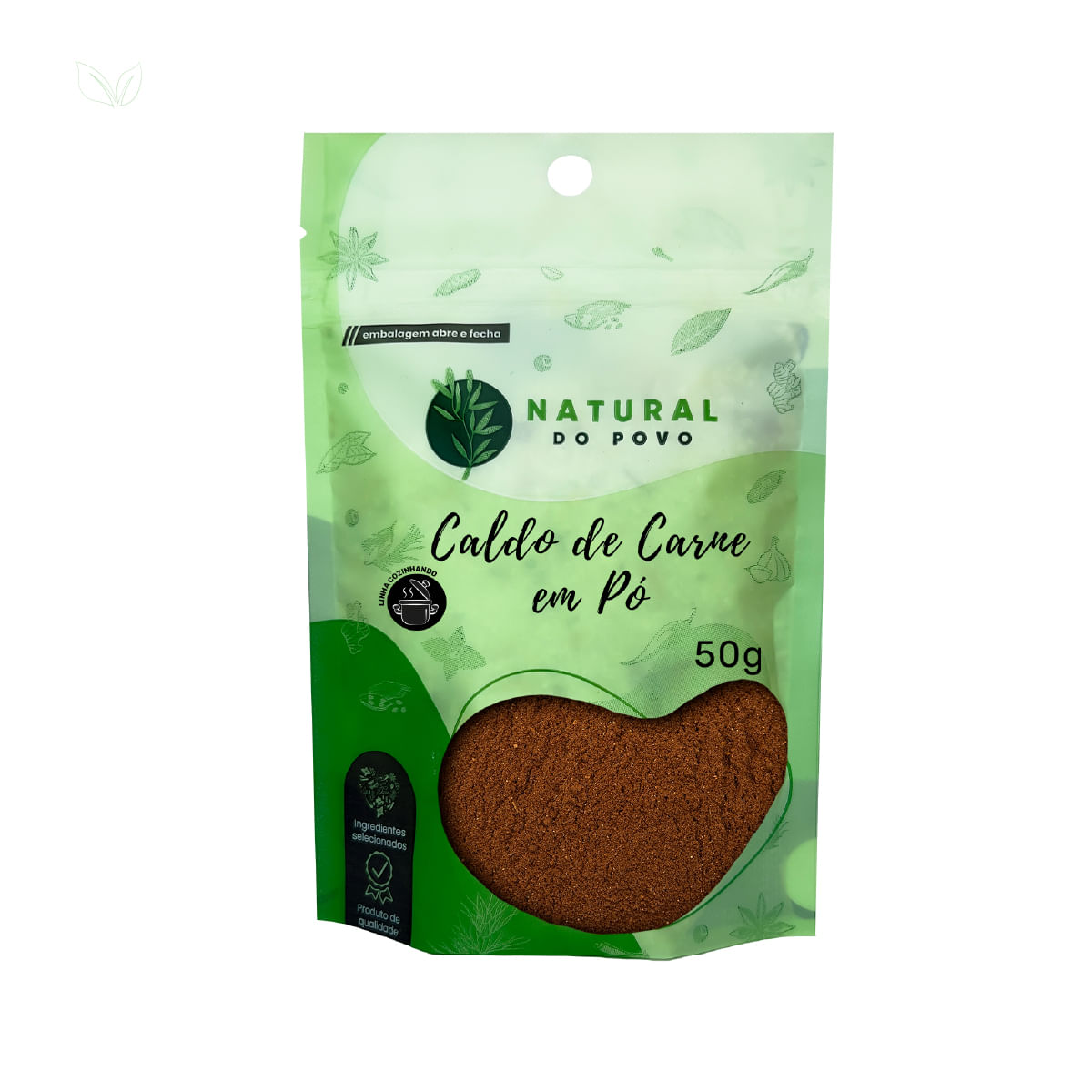 Caldo de Carne em Pó Cozinhando Premium 50g