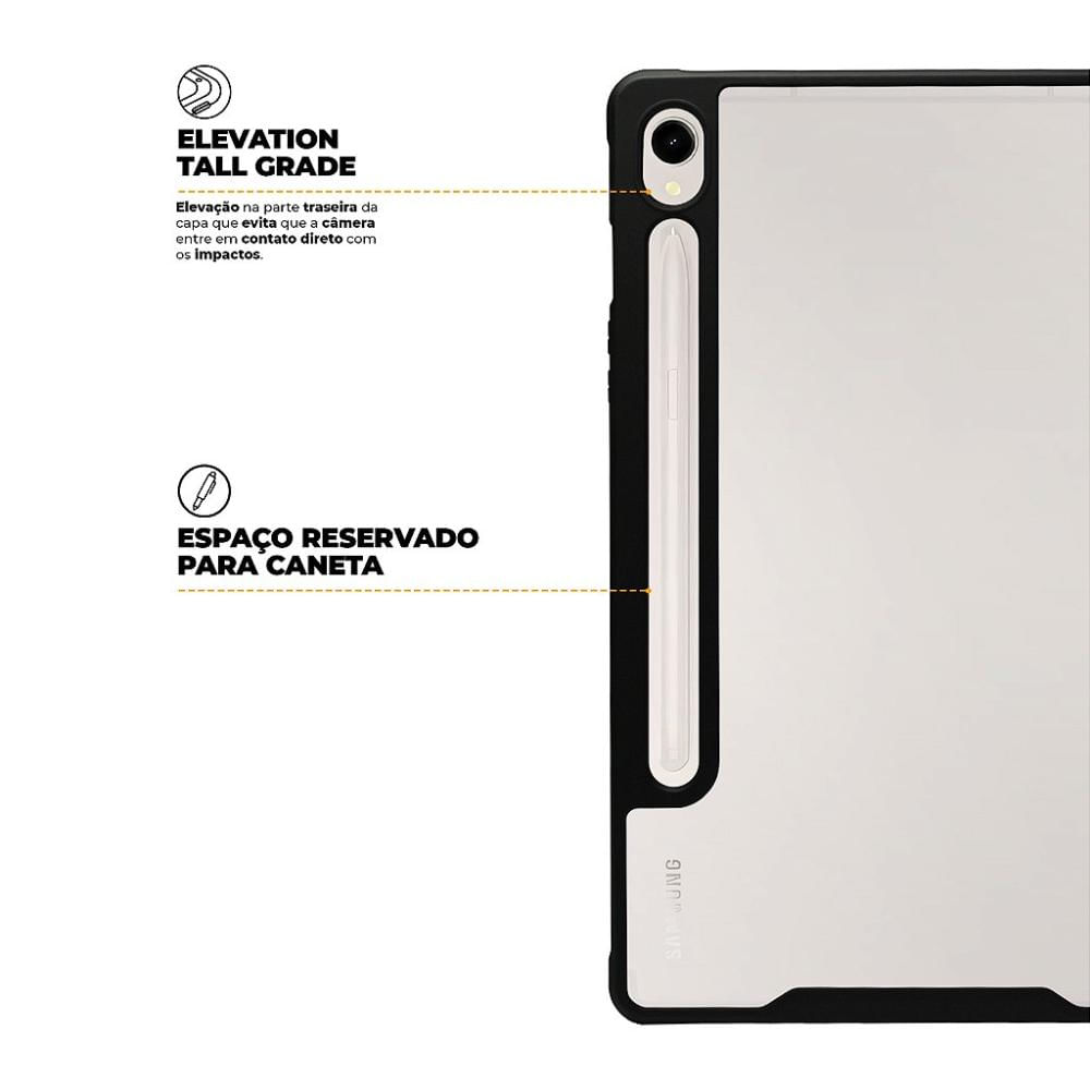 Capa para Samsung Galaxy Tab S9 - Clear Shock - Gshield