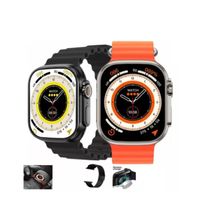 Relogio Inteligente 2 Pulseiras W68+ultra  49mm