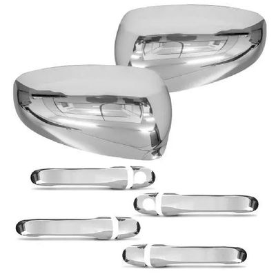 Kit Aplique Capa Cromada Maçaneta Retrovisor Fiat Pálio 2015
