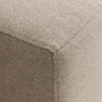 Sofá Unne 2 Lugares com Molas Ensacadas Linho Bege 170 cm
