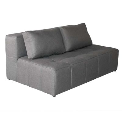 Sofá 2 Lugares Modular Soho Linho Cinza