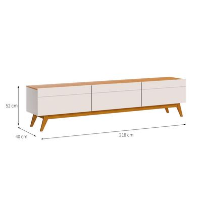 Rack Classic I Off White e Nature 52x218 cm